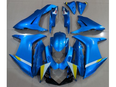 11-24 Bleu Clair Brillant GSXR 600-750 Carénage Moto