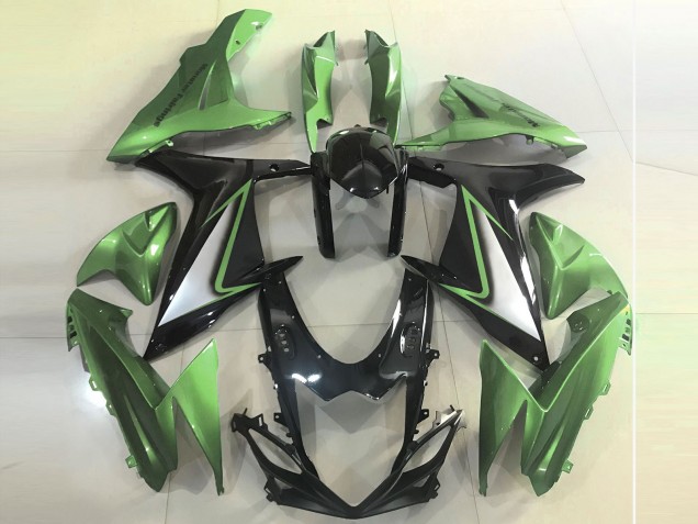 11-24 Bords Verts Brillants GSXR 600-750 Carénage Moto 11-24 Bords Verts Brillants GSXR 600-750 Carénage Moto