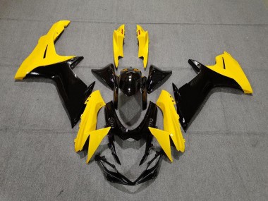 11-24 Jaune Brillant & Noir GSXR 600-750 Carénage Moto