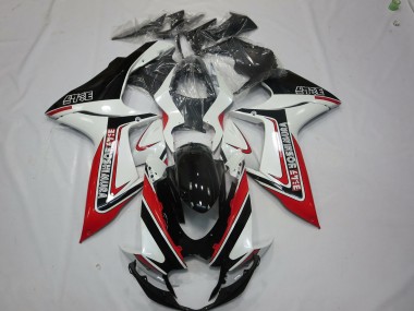 11-24 Rouge Blanc & Noir GSXR 600-750 Carénage Moto