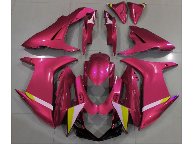 11-24 Rouge Bonbon Brillant GSXR 600-750 Carénage Moto 11-24 Rouge Bonbon Brillant GSXR 600-750 Carénage Moto