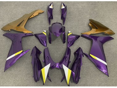 11-24 Violet Brillant & Or GSXR 600-750 Carénage Moto