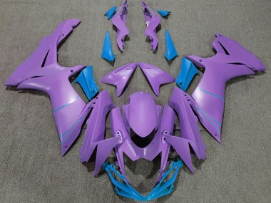 11-24 Violet Mat & Bleu GSXR 600-750 Carénage Moto