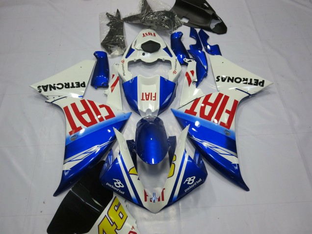 12-14 Fiat Avec Bleu Clair R1 Carénage Moto 12-14 Fiat Avec Bleu Clair R1 Carénage Moto
