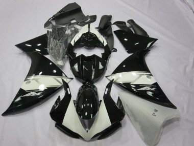12-14 Noir Argent Blanc R1 Carénage Moto