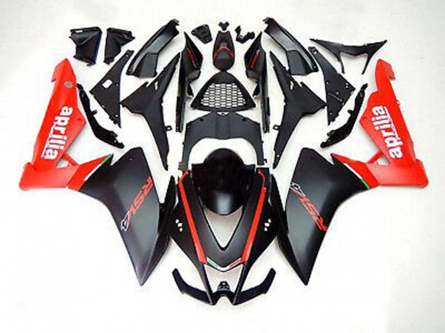 12-15 Noir Mat & Rouge RS4 125 Carénage Moto 12-15 Noir Mat & Rouge RS4 125 Carénage Moto