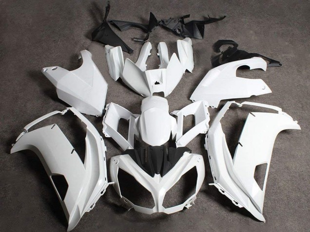 12-16 Blanc Ninja 650R Carénage Moto 12-16 Blanc Ninja 650R Carénage Moto