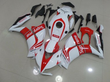12-16 Blanc Suprême CBR1000RR Carénage Moto
