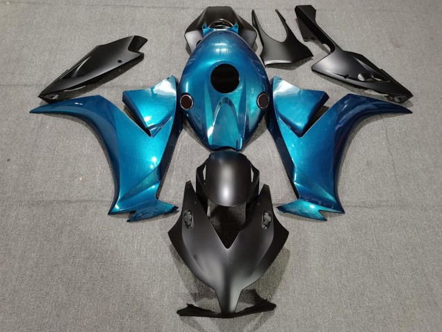 12-16 Noir Mat & Bleu Spécial CBR1000RR Carénage Moto 12-16 Noir Mat & Bleu Spécial CBR1000RR Carénage Moto