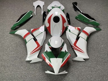 12-16 Rouge Brillant & Vert CBR1000RR Carénage Moto