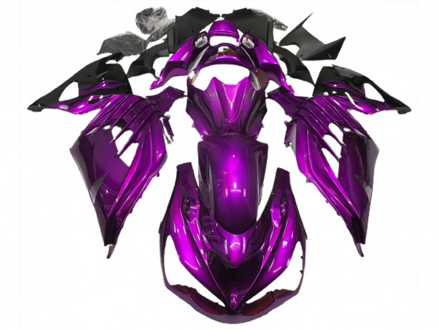 12-21 Ambiance Violet Brillant ZX14R Carénage Moto 12-21 Ambiance Violet Brillant ZX14R Carénage Moto