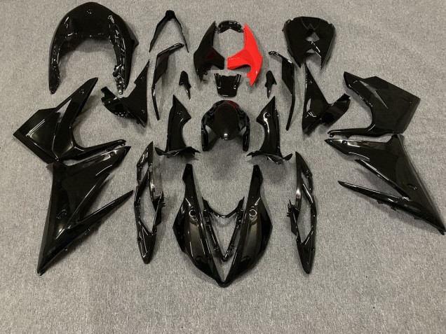 13-16 Noir Brillant Daytona 675 Carénage Moto