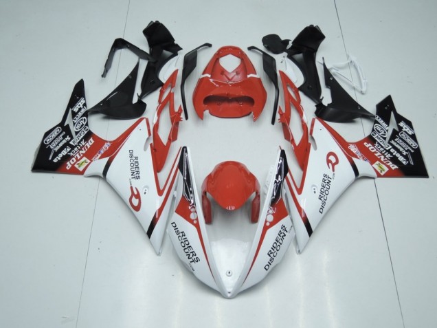 13-16 Rouge & Blanc Daytona 675 Carénage Moto 13-16 Rouge & Blanc Daytona 675 Carénage Moto