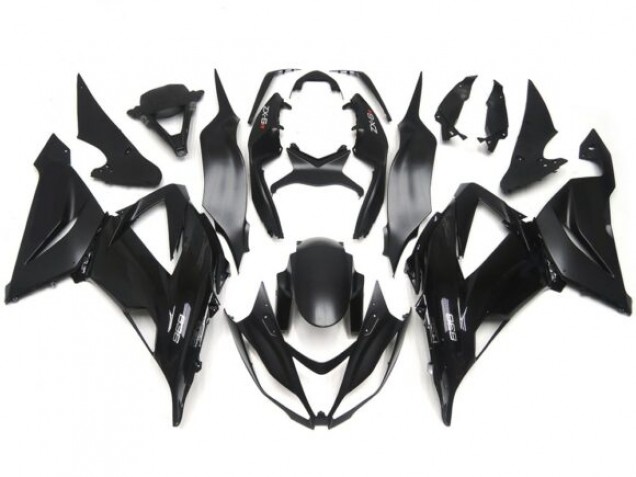 13-18 Autocollants Lisses Unis Noir Brillant/Mat ZX6R Carénage Moto 13-18 Autocollants Lisses Unis Noir Brillant/Mat ZX6R Carénage Moto