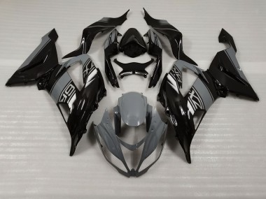 13-18 Nardo & Noir ZX6R Carénage Moto