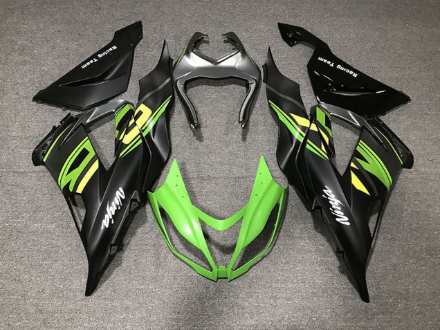 13-18 Noir Mat & Course ZX6R Carénage Moto 13-18 Noir Mat & Course ZX6R Carénage Moto