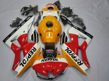 13-23 Blanc Repsol CBR600RR Carénage Moto