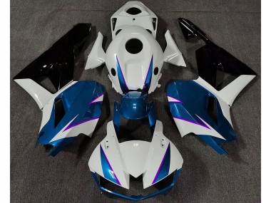 13-23 Bleu Brillant Blanc & Violet CBR600RR Carénage Moto