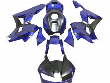13-23 Bleu Profond & Noir Mat CBR600RR Carénage Moto