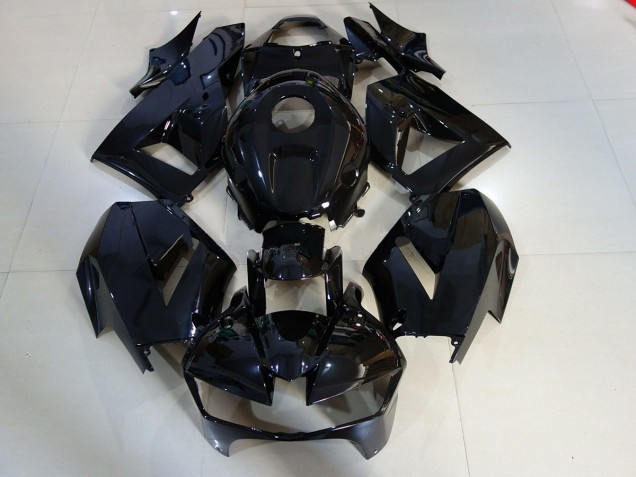 13-23 Noir Brillant CBR600RR Carénage Moto 13-23 Noir Brillant CBR600RR Carénage Moto