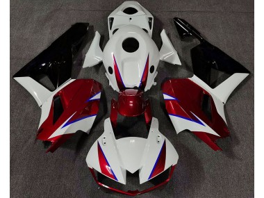 13-23 Rouge Brillant Blanc & Bleu CBR600RR Carénage Moto