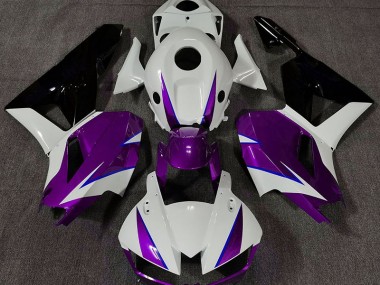 13-23 Violet Brillant Blanc & Bleu CBR600RR Carénage Moto