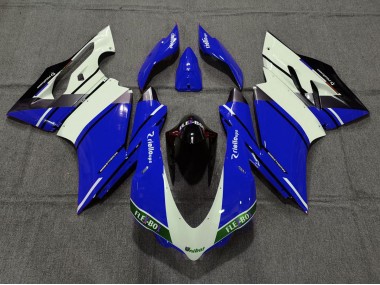 15-17 Style Bleu Foncé OEM Ducati 959 1299 Carénage Moto