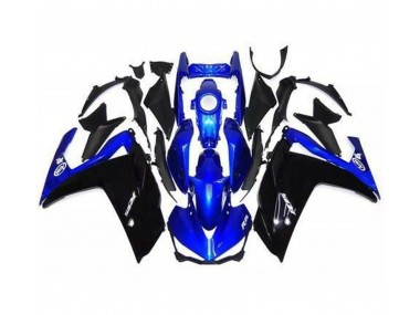 15-18 Noir Brillant & Bleu R3 Carénage Moto