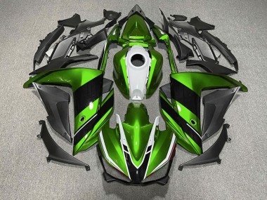 15-18 Vert Noir & Blanc R3 Carénage Moto