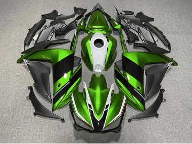 15-18 Vert Noir & Blanc R3 Carénage Moto