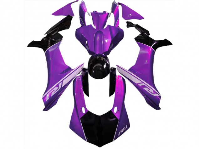 15-19 Ambiance Violet & Noir R1 Carénage Moto 15-19 Ambiance Violet & Noir R1 Carénage Moto