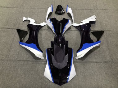 15-19 Bleu Noir & Blanc R1 Carénage Moto