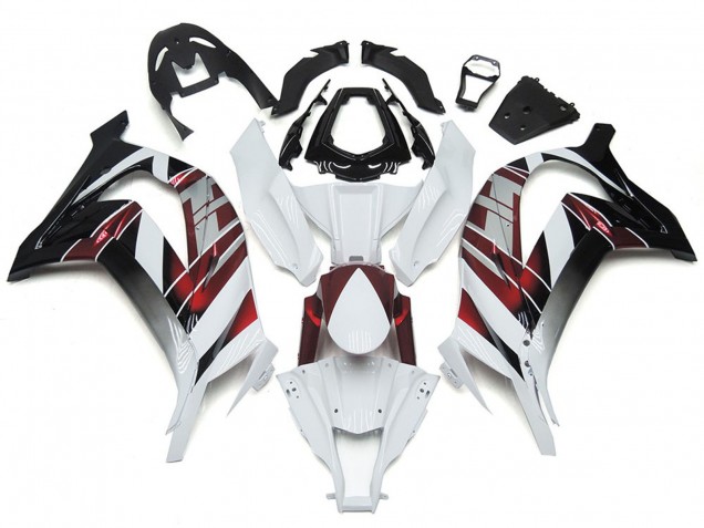 16-19 Blanc & Argent ZX10R Carénage Moto 16-19 Blanc & Argent ZX10R Carénage Moto