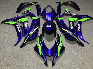 16-19 Bleu Profond Trickstar ZX10R Carénage Moto