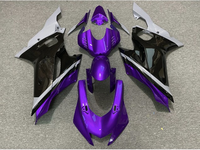 17-21 Ciment Noir & Violet R6 Carénage Moto 17-21 Ciment Noir & Violet R6 Carénage Moto