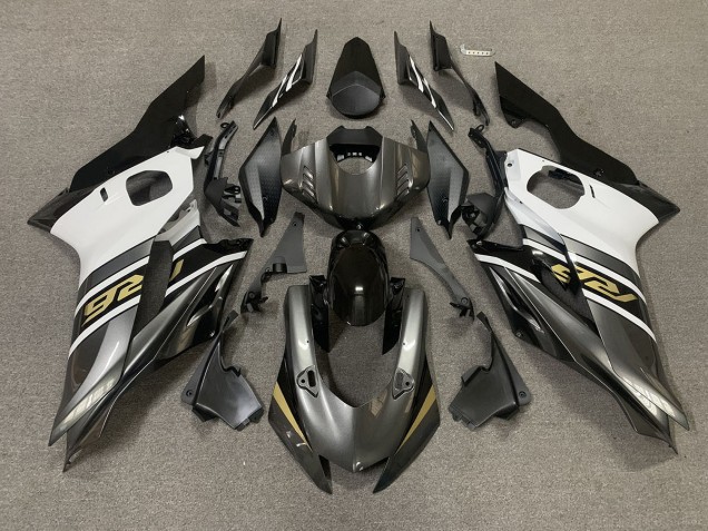 17-21 Gris Gunmetal & Or R6 Carénage Moto