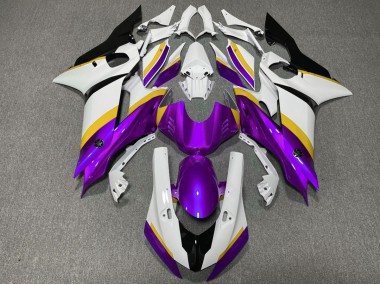 17-21 Violet & Jaune Brillant R6 Carénage Moto