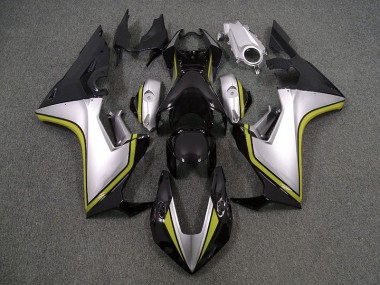 17-23 Argent & Noir & Jaune CBR1000RR Carénage Moto