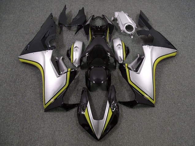 17-23 Argent & Noir & Jaune CBR1000RR Carénage Moto 17-23 Argent & Noir & Jaune CBR1000RR Carénage Moto