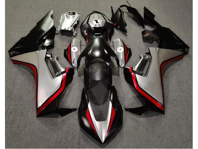 17-23 Argent & Noir & Rouge CBR1000RR Carénage Moto 17-23 Argent & Noir & Rouge CBR1000RR Carénage Moto