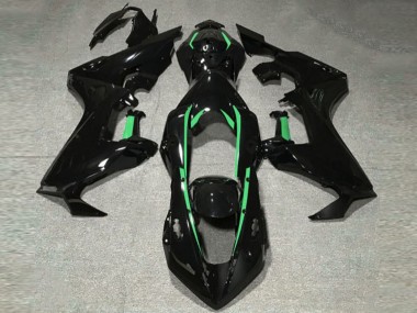 17-23 Doublure Noir Brillant & Vert Forêt CBR1000RR Carénage Moto