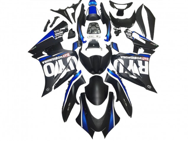 17-23 Noir Mat & Bleu GSXR 1000 Carénage Moto 17-23 Noir Mat & Bleu GSXR 1000 Carénage Moto