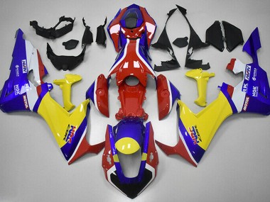 17-23 Rosso Blu E Giallo HRC CBR1000RR Carénage Moto