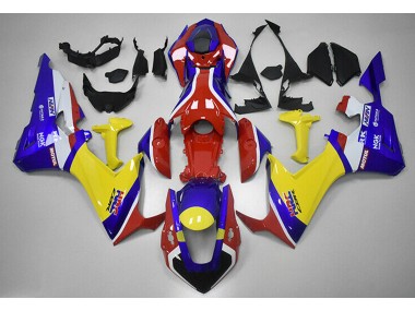 17-23 Rosso Blu E Giallo HRC CBR1000RR Carénage Moto