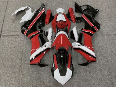 17-23 Rouge Brillant Blanc & Noir CBR1000RR Carénage Moto