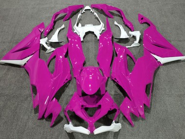 19-23 Rose Brillant & Blanc ZX6R Carénage Moto