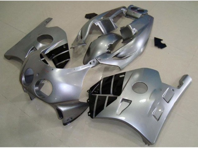 90-98 Argent & Noir CBR250RR Carénage Moto 90-98 Argent & Noir CBR250RR Carénage Moto