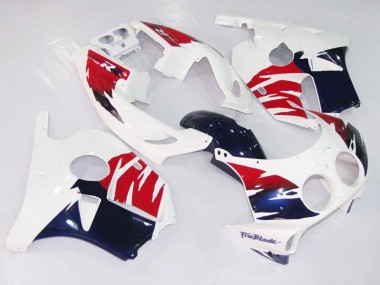 90-98 Blanc Rouge & Bleu CBR250RR Carénage Moto