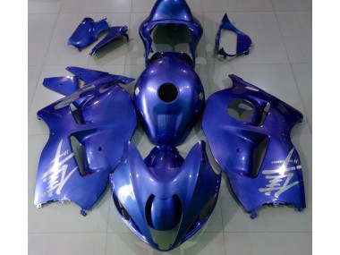 97-07 Logo Bleu Brillant & Argent GSXR 1300 Carénage Moto