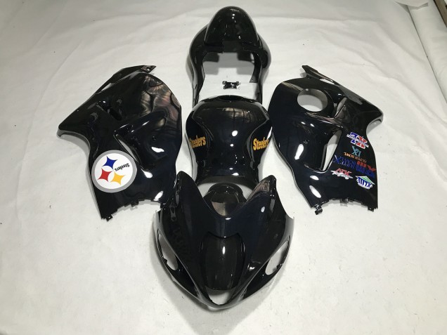 97-07 Logo De L'Équipe Noir Brillant GSXR 1300 Carénage Moto 97-07 Logo De L'Équipe Noir Brillant GSXR 1300 Carénage Moto